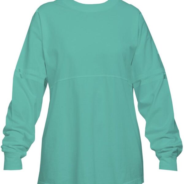 Women's Jersey Pom Pom Long Sleeve T-Shirt Thumbnail