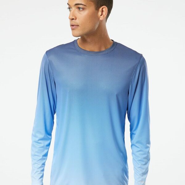 Barbados Performance Pin Dot Long Sleeve T-Shirt Thumbnail