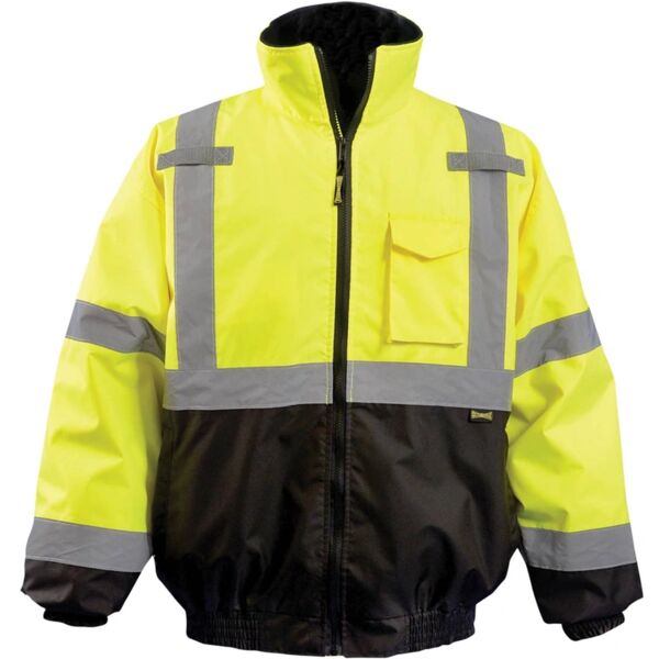 Black Bottom 2-in-1 Bomber Jacket Thumbnail