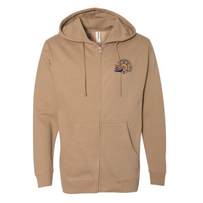 PRINTED - Midweight Full-Zip Hooded Sweatshirt Thumbnail