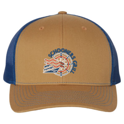 EMBROIDERED - Adjustable Snapback Trucker Cap Thumbnail