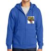 Tall Essential Fleece Full Zip Hooded Sweatshirt Thumbnail