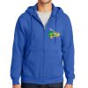 Tall Essential Fleece Full Zip Hooded Sweatshirt Thumbnail