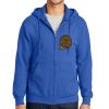 Tall Essential Fleece Full Zip Hooded Sweatshirt Thumbnail