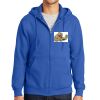 Tall Essential Fleece Full Zip Hooded Sweatshirt Thumbnail