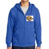 Tall Essential Fleece Full Zip Hooded Sweatshirt Thumbnail