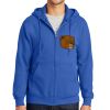 Tall Essential Fleece Full Zip Hooded Sweatshirt Thumbnail
