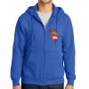 Tall Essential Fleece Full Zip Hooded Sweatshirt Thumbnail