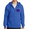 Tall Essential Fleece Full Zip Hooded Sweatshirt Thumbnail
