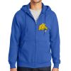 Tall Essential Fleece Full Zip Hooded Sweatshirt Thumbnail