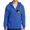 Tall Essential Fleece Full Zip Hooded Sweatshirt Thumbnail