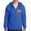 Tall Essential Fleece Full Zip Hooded Sweatshirt Thumbnail