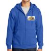 Tall Essential Fleece Full Zip Hooded Sweatshirt Thumbnail