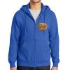 Tall Essential Fleece Full Zip Hooded Sweatshirt Thumbnail