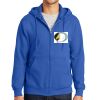 Tall Essential Fleece Full Zip Hooded Sweatshirt Thumbnail