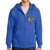 Tall Essential Fleece Full Zip Hooded Sweatshirt Thumbnail