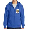 Tall Essential Fleece Full Zip Hooded Sweatshirt Thumbnail