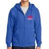 Tall Essential Fleece Full Zip Hooded Sweatshirt Thumbnail