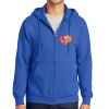 Tall Essential Fleece Full Zip Hooded Sweatshirt Thumbnail