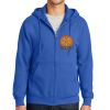 Tall Essential Fleece Full Zip Hooded Sweatshirt Thumbnail