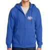 Tall Essential Fleece Full Zip Hooded Sweatshirt Thumbnail