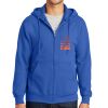 Tall Essential Fleece Full Zip Hooded Sweatshirt Thumbnail