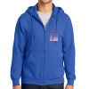 Tall Essential Fleece Full Zip Hooded Sweatshirt Thumbnail