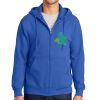 Tall Essential Fleece Full Zip Hooded Sweatshirt Thumbnail