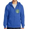 Tall Essential Fleece Full Zip Hooded Sweatshirt Thumbnail