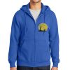Tall Essential Fleece Full Zip Hooded Sweatshirt Thumbnail