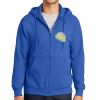 Tall Essential Fleece Full Zip Hooded Sweatshirt Thumbnail
