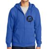 Tall Essential Fleece Full Zip Hooded Sweatshirt Thumbnail