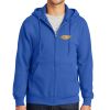 Tall Essential Fleece Full Zip Hooded Sweatshirt Thumbnail
