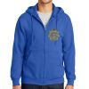 Tall Essential Fleece Full Zip Hooded Sweatshirt Thumbnail