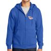 Tall Essential Fleece Full Zip Hooded Sweatshirt Thumbnail