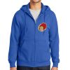 Tall Essential Fleece Full Zip Hooded Sweatshirt Thumbnail
