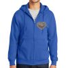 Tall Essential Fleece Full Zip Hooded Sweatshirt Thumbnail