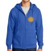 Tall Essential Fleece Full Zip Hooded Sweatshirt Thumbnail