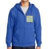 Tall Essential Fleece Full Zip Hooded Sweatshirt Thumbnail