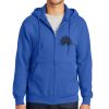 Tall Essential Fleece Full Zip Hooded Sweatshirt Thumbnail