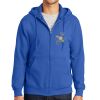 Tall Essential Fleece Full Zip Hooded Sweatshirt Thumbnail