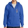 Tall Essential Fleece Full Zip Hooded Sweatshirt Thumbnail