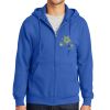 Tall Essential Fleece Full Zip Hooded Sweatshirt Thumbnail