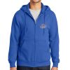 Tall Essential Fleece Full Zip Hooded Sweatshirt Thumbnail