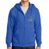 Tall Essential Fleece Full Zip Hooded Sweatshirt Thumbnail