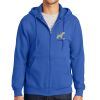 Tall Essential Fleece Full Zip Hooded Sweatshirt Thumbnail