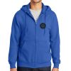 Tall Essential Fleece Full Zip Hooded Sweatshirt Thumbnail