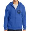 Tall Essential Fleece Full Zip Hooded Sweatshirt Thumbnail
