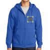 Tall Essential Fleece Full Zip Hooded Sweatshirt Thumbnail