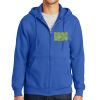 Tall Essential Fleece Full Zip Hooded Sweatshirt Thumbnail